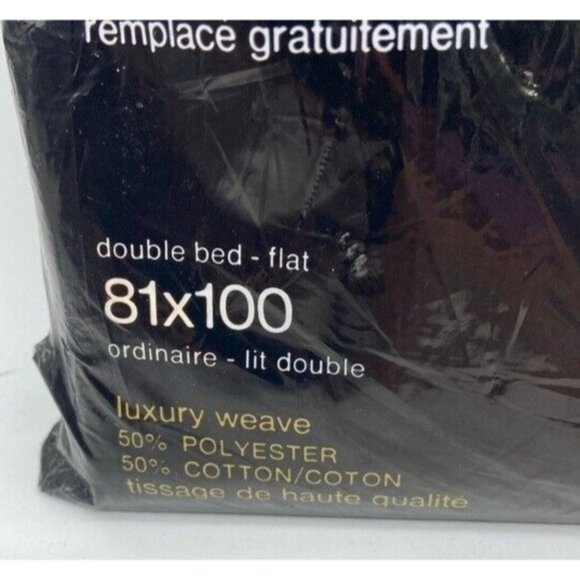 Vintage Tex Made Truprest Yellow Roses Floral Double Full Flat Sheet 81 x 100 - Picture 3 of 6